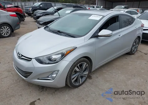 2014 Hyundai Elantra Limited z USA, uszkodzony, nr VIN KMHDH4AE9EU172485